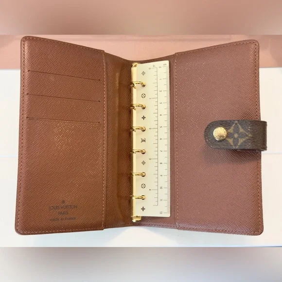 Louis Vuitton Monogram PM Agenda Notebook w Ruler - Picture 5 of 10